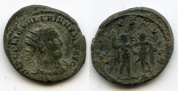 Billon antoninianus of Valerian (253-260 AD), eastern mint, Roman Empire