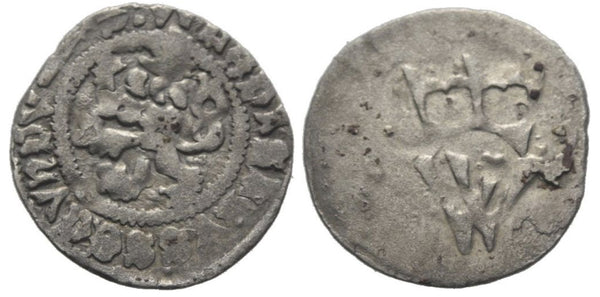Silver obol, Wladislaus II Jagiello (1471-1516) of Bohemia and Hungary, Kuttenberg mint, Bohemia,