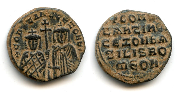 Quality follis of Constantine VII (913-959) and Zoe, Byzantine Empire