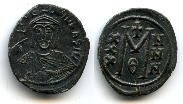 Quality follis of Theophilus (829-842), Constantinople, Byzantine Empire