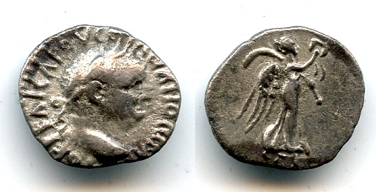 Silver hemidrachm of Emperor Vespasian (69-79 AD), Caesarea, Cappadocia
