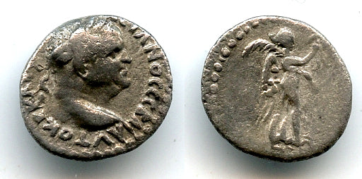 Silver hemidrachm of Emperor Vespasian (69-79 AD), Caesarea, Cappadocia