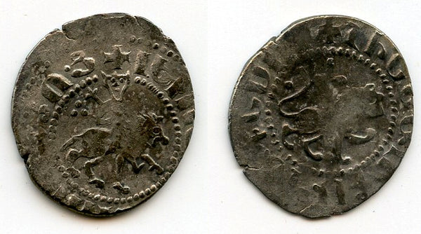 Silver takvorin, Levon III (1301-07), Sis mint, Cilician Armenia (Bed#1736)