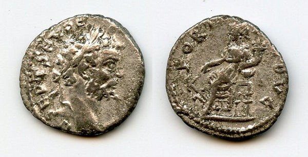 Silver denarius of Septimius Severus (193-211 AD), Laodicea, Roman Empire (RIC 451)