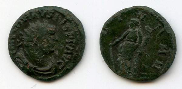 Antoninianus of Carausius (287-293 CE), Rotomagus, Romano-British Empire - unlisted variety