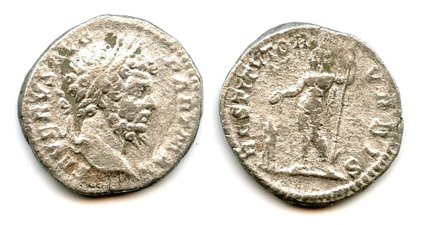 Silver denarius of Septimius Severus (193-211 AD), Roman Empire (RIC 167)