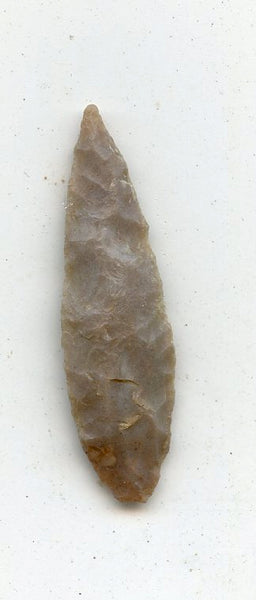 Chert laurel leaf lanceoloate form  North Africa,  late Neolithic period, ca.3000 BC
