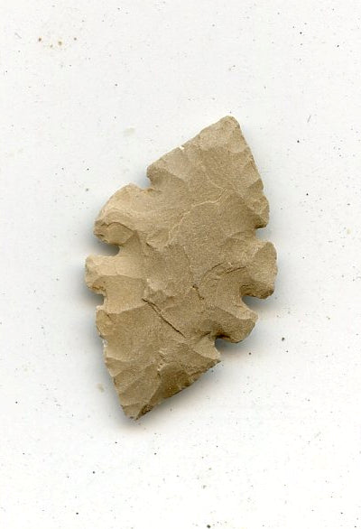 Chert notched arrowhead, North Africa, late Neolithic period, c.3000 BC
