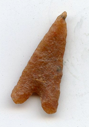 Chert tidikelt triangle arrowhead, North Africa, late Neolithic, c.3000 BC