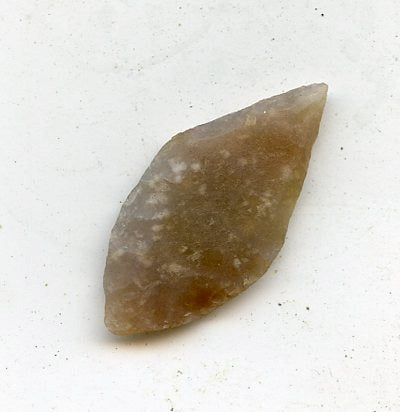 Flint ovate lanceolate base triangle point, North Africa,  late Neolithic period, ca.3000 BC