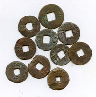 Study lot of 10 early ban-liang coins, Qin Kingdom, E. Zhou Dynasty, "Warring State" period, China