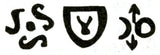 Unlisted AR 1/2 vimshatika w/3 symbols, Kasala Janapada, c.600-470 BC, India