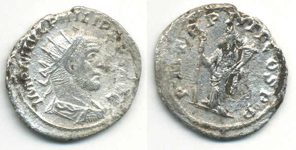 Silver antoninianus of Philip I (244-249 AD), mint of Antioch