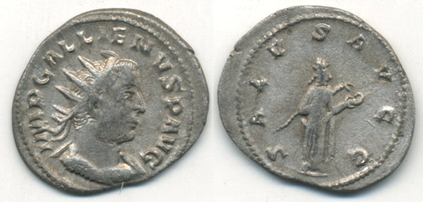 Excellent silver antoninianus of Gallienus (253-268 AD), Mediolanum mint, Roman Empire
