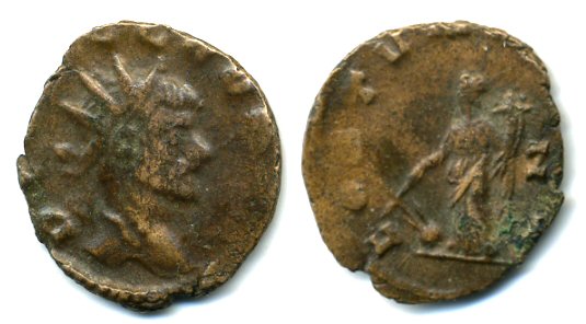 Rare series II commemorative antoninianus of Claudius II (268-270 AD), Rome mint