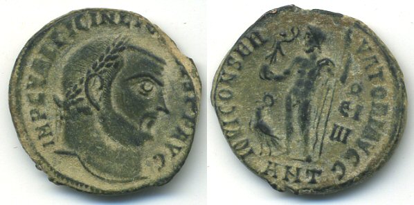 Follis of Licinius I (308-324 AD), Antioch mint, Roman Empire