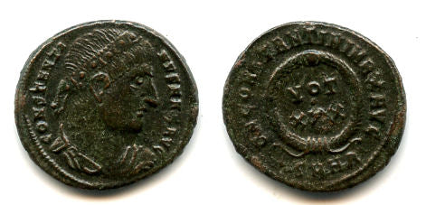 Rare VOT XXX follis of Constantine I (307-337 AD), Heraclea, Roman Empire