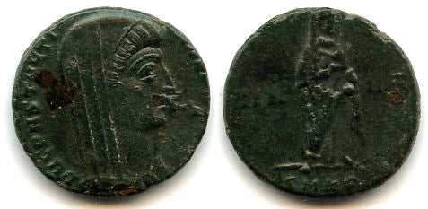 Commemorative follis of Constantine I (307-337 CE), Cyzicus, Roman Empire, RIC 46