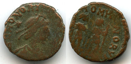 AE4 of Honorius (395-423), Constantinople mint, Roman Empire
