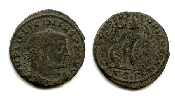 Bronze follis of Licinius (308-324 AD), Thessalonica mint, Roman Empire