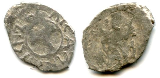 Silver denga of Daniil Borisovich (1410-1415, 1423-1429), Grand Duke of Nizhegorod-Suzdal, Russian Principalities