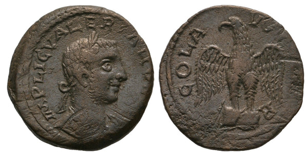 High quality AE22 of Valerian (253-260 AD), Alexandria Troas, Roman Provincial issue (Bellinger A441var)