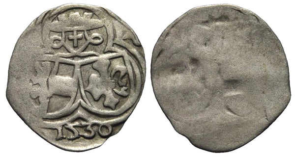 One-sided silver Einseitiger Zweier, 1530, Matthäus Lang von Wellenburg (1519-1540), Prince-Archbishop of Salzburg
