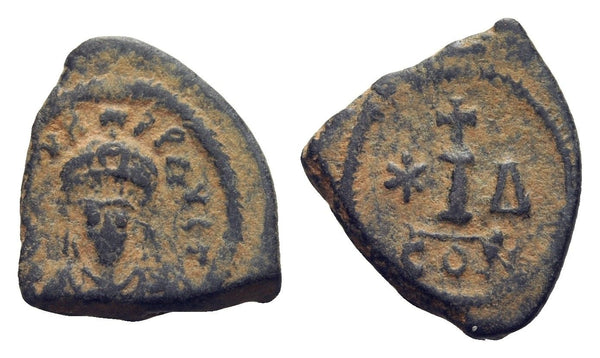 1/4 follis of Maurice Tiberius (582-602), Constantinople, 585/586 CE, Byzantine Empire