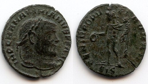Quality 1/4 follis of Maximianus Herculius (286-305 AD), Siscia mint