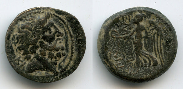 Nice ancient Greek AE22 from Elaiussa-Sebaste, Cilicia, 100-1 BC