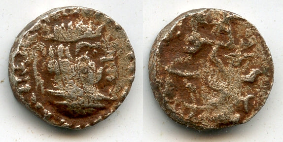 Silver drachm of Rajuvula (c.10-25 AD), Mathura?, Indo-Scythians