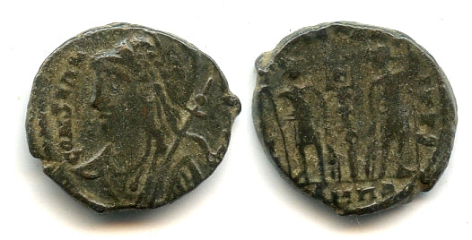 Rare commemorative follis, temp. Constantine I, 330-333 CE, Roman Empire