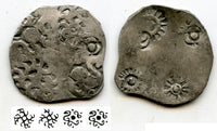 Rare silver vimshatika, Kashi Janapada under Kasala (c.525-475 BC), India (R-776)