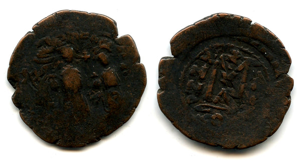 Large follis of Heraclius (610-641 CE), Constantinople mint, Byzantine Empire