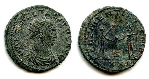Billon antoninianus of Tacitus (275-276 CE), Antioch mint, Roman Empire