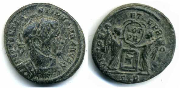 Nice VLPP follis of Constantine I (307-37), Trier mint, Roman Empire (RIC 213)