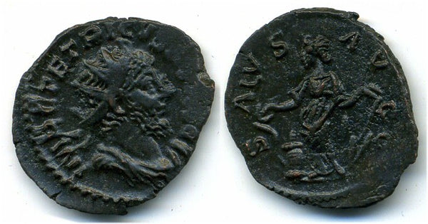 Bronze antoninianus of Tetricus (270-273 AD), Gallo-Roman Empire