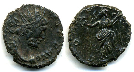 Quality antoninianus of Tetricus I (270-273 AD), COMES, Gallo-Roman Empire