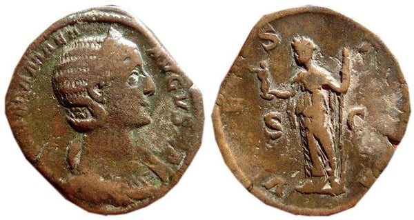 Sestertius of Julia Mamaea as Augusta (222-235 AD), Rome, Roman Empire
