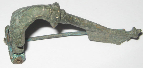 Early Roman bronze fibula, Kräftig type, Roman Empire, ca.1st-2nd century AD