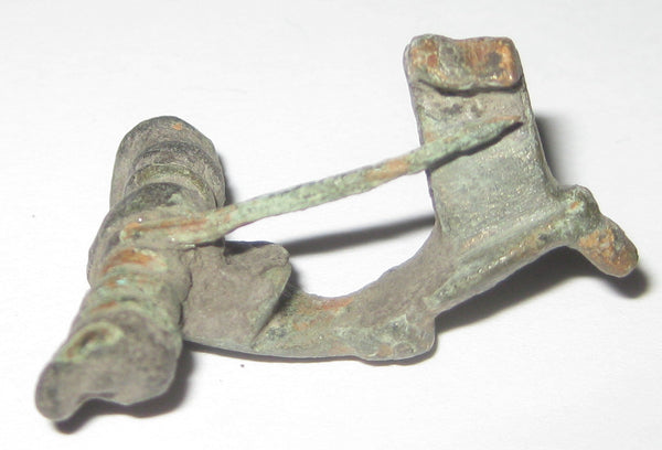 Early Roman bronze fibula, Kräftig type, Roman Empire, ca.1st-2nd century AD