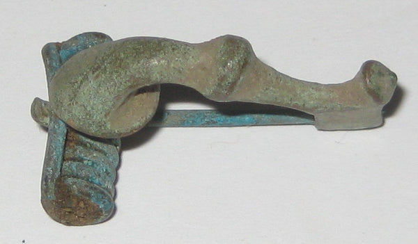 Early Roman bronze fibula, Kräftig type, Roman Empire, ca.1st-2nd century AD