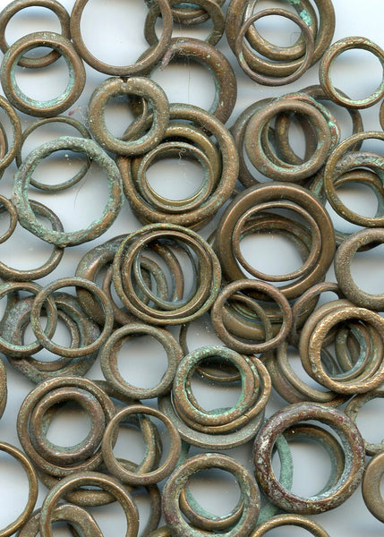 Ancient Celtic bronze ring money from Hungary, ca.800-500 BC - 6 USD per ring