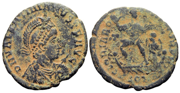 AE2 of Valentinian II (375-392), Thessalonica mint, Roman Empire