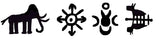 Extremely rare AR punchmarked 6-mashaka, Andhra Janapada, ca.500-350 BC, India