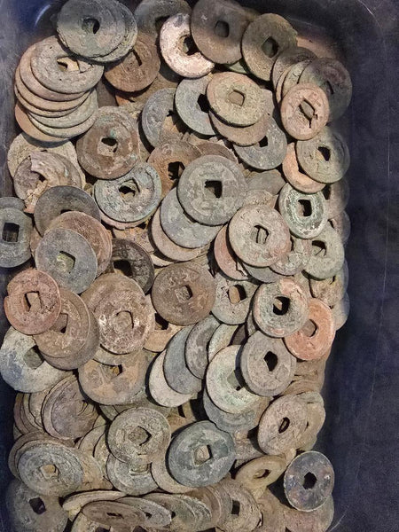 Group of 200 imitations of Chinese Song dynasty coins from Indonesia