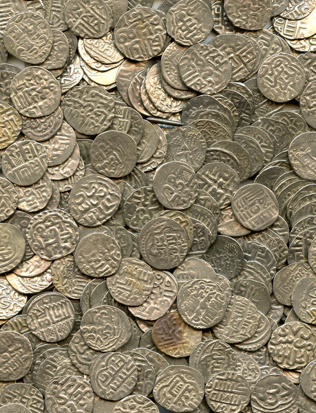 Unsorted silver dangs @ 16.95$ per coin, huge variety, 1300s, Jochid Mongols, Golden Horde