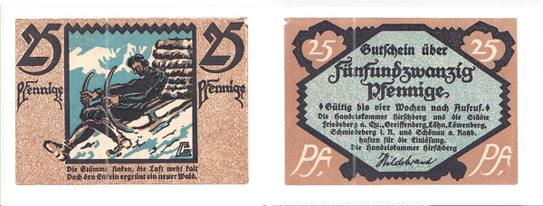 Nice notgeld paper money, 1917-1920, Gutschein, Germany