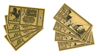 Lot of 4 notgeld bills w/consecutive numbers, 1922-1924, Stuttgart, Germany