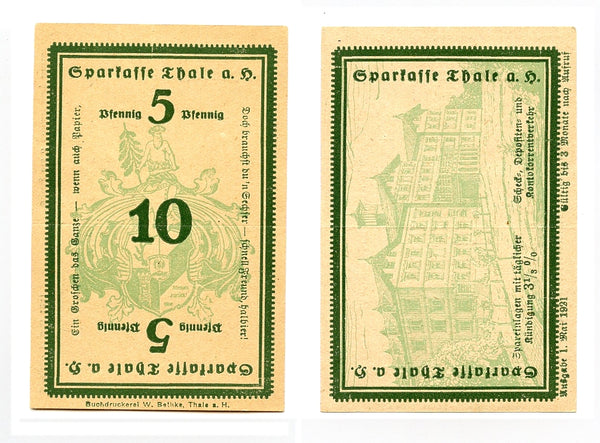 Nice notgeld paper money, 1921, Germany